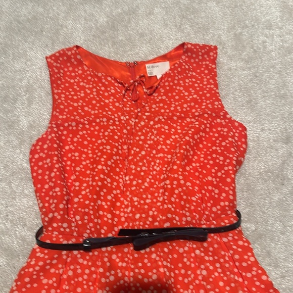 Orange a-line dress - Picture 3 of 7